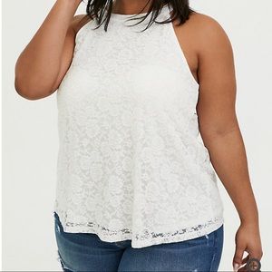 White Lace Tank